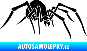 Samolepka Pavouk 002 - pravá černá