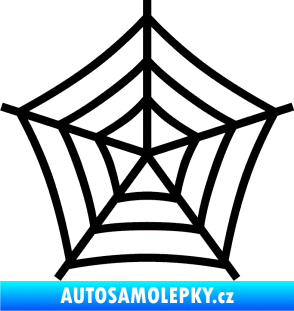 Samolepka Pavučina černá