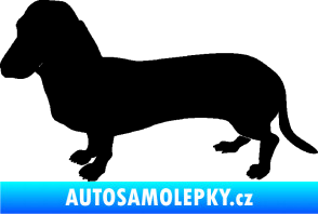 Samolepka Pes 094 levá Baset černá