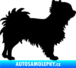 Samolepka Pes 156 pravá čivava černá