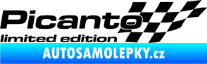 Samolepka Picanto limited edition pravá černá