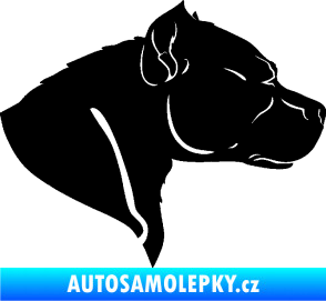 Samolepka Pitbull 004 pravá černá