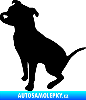 Samolepka Pitbull 005 levá černá