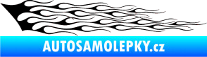 Samolepka Plameny 011 černá