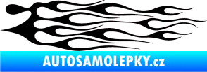 Samolepka Plameny 014 černá