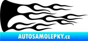 Samolepka Plameny 039 černá