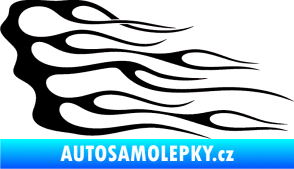 Samolepka Plameny 043 černá