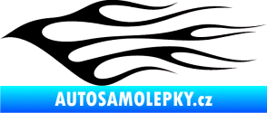 Samolepka Plameny 049 černá