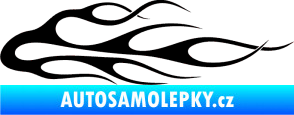 Samolepka Plameny 055 černá