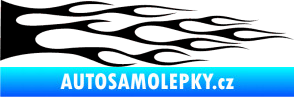 Samolepka Plameny 070 černá