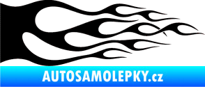 Samolepka Plameny 086 černá