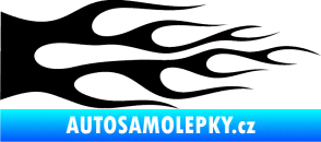 Samolepka Plameny 087 černá