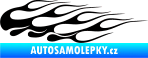 Samolepka Plameny 091 černá
