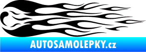 Samolepka Plameny 095 černá
