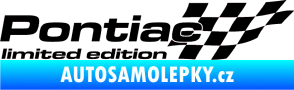 Samolepka Pontiac limited edition pravá černá