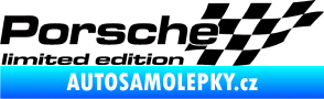 Samolepka Porsche limited edition pravá černá