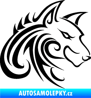 Samolepka Predator tattoo 001 pravá černá