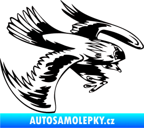 Samolepka Predators 016 pravá černá