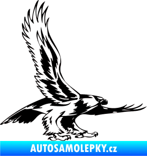 Samolepka Predators 068 pravá černá
