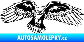 Samolepka Predators 077 pravá sova černá