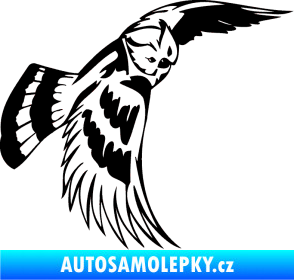 Samolepka Predators 081 pravá sova černá