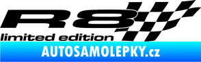 Samolepka R8 limited edition pravá černá