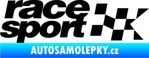 Samolepka Race sport černá