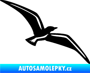 Samolepka Racek 001 pravá černá