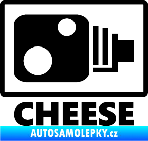Samolepka Radar cheese černá