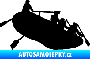Samolepka Raft 001 pravá černá