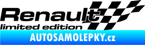 Samolepka Renault limited edition pravá černá
