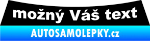 Samolepka Renault Megane - přední černá