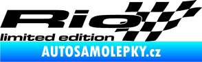 Samolepka Rio limited edition pravá černá