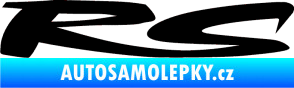Samolepka RS nápis 001 černá