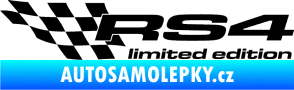 Samolepka RS4 limited edition levá černá