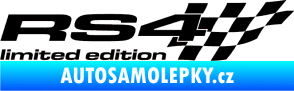 Samolepka RS4 limited edition pravá černá