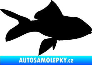 Samolepka Ryba 002 pravá černá