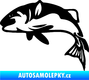 Samolepka Ryba 010 levá černá