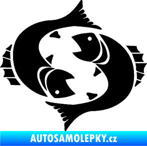 Samolepka Ryby 004 černá