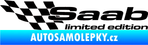Samolepka Saab limited edition levá černá