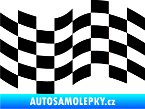 Samolepka Šachovnice 022 černá