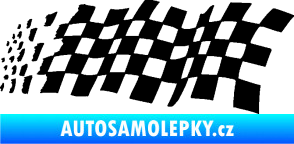Samolepka Šachovnice 083 černá