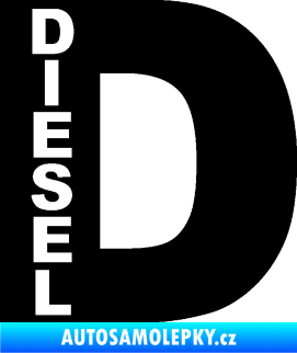 Samolepka Samolepka na víčko od nádrže 010 diesel černá
