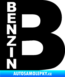 Samolepka Samolepka na víčko od nádrže 011 benzín černá