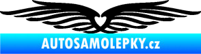 Samolepka Samolepka na zadní okno 002 srdce černá
