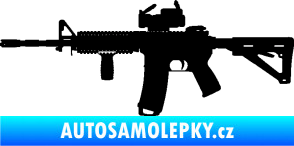 Samolepka Samopal 003 levá černá