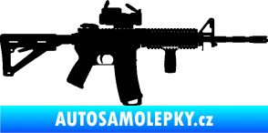 Samolepka Samopal 003 pravá černá