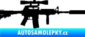 Samolepka Samopal 006 pravá černá