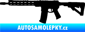 Samolepka Samopal 007 levá černá