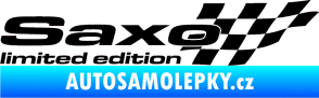 Samolepka Saxo limited edition pravá černá